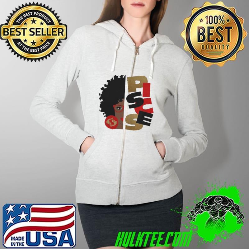 Zodiac Black Girl Pisces Shirt Full Zip Hooded Zodiac Black Girl Pisces Shirt Full Zip Hooded