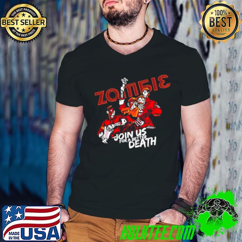 Zombie Join Us Cool Vector Design Shirt