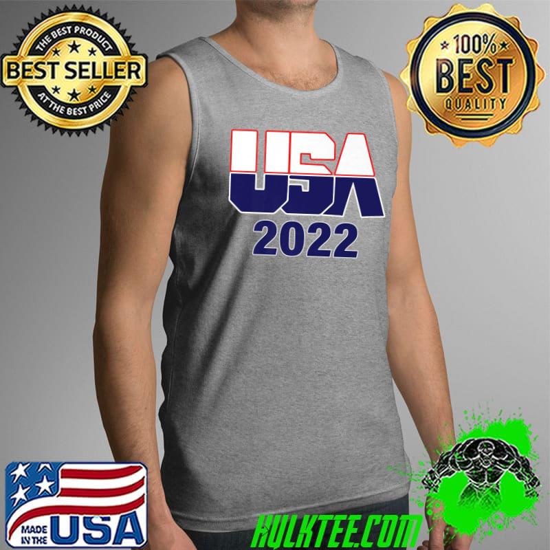 2022 Souvenir USA Team Premium T-Shirt Tank Top 2022 Souvenir USA Team Premium T-Shirt Tank Top