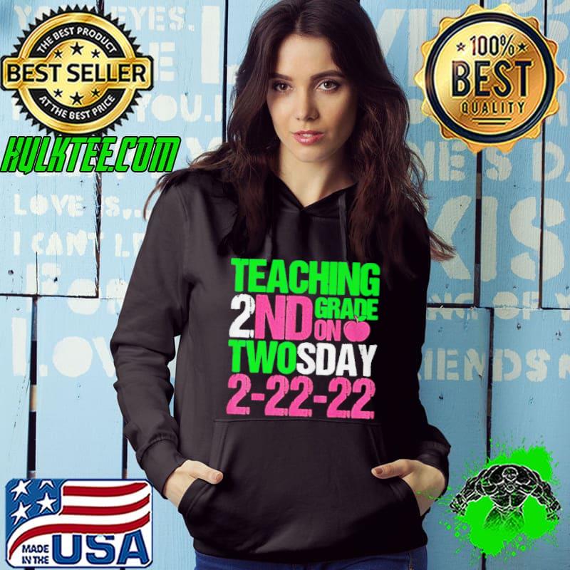Awesome 22nd february 2022 twosday 2 22 22 aka math teacher shirt