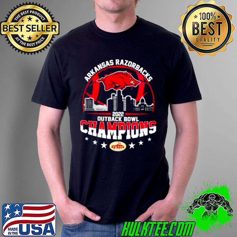 Awesome Arkansas Razorbacks 2022 outback bowl champions T Unisex Awesome Arkansas Razorbacks 2022 outback bowl champions T Unisex