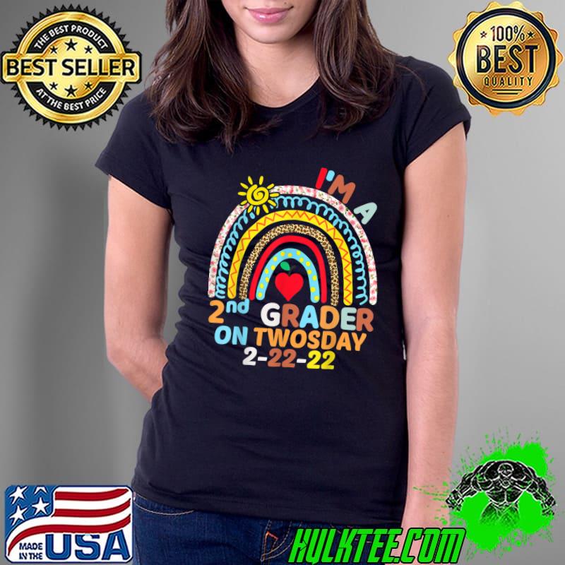 Awesome I'm A 2nd Grader On Twosday 22222 Funny 22nd February 2022 T-Shirt Ladies Tee Awesome I'm A 2nd Grader On Twosday 22222 Funny 22nd February 2022 T-Shirt Ladies Tee