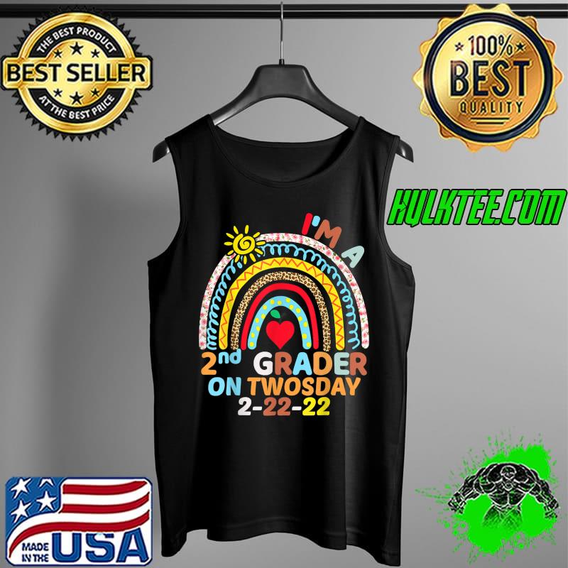 Awesome I'm A 2nd Grader On Twosday 22222 Funny 22nd February 2022 T-Shirt Tank Top Awesome I'm A 2nd Grader On Twosday 22222 Funny 22nd February 2022 T-Shirt Tank Top