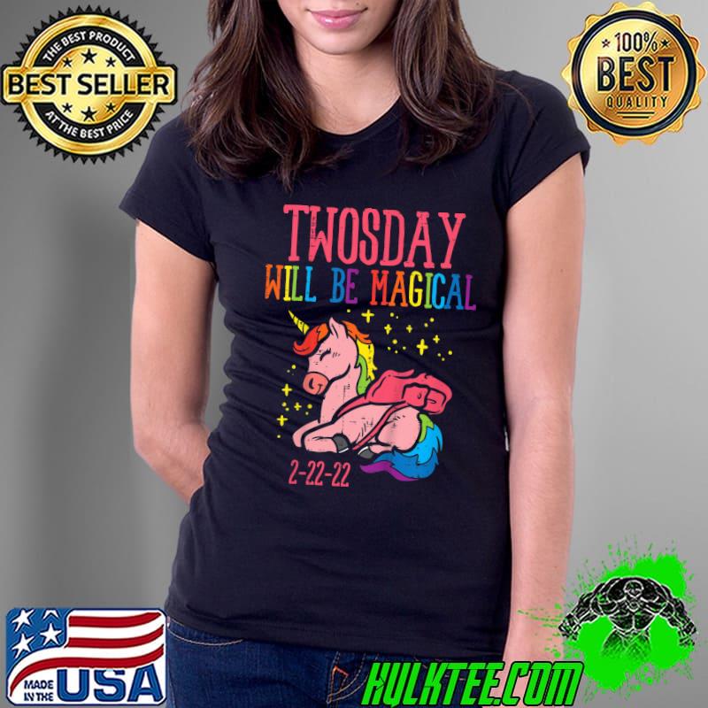 Awesome Kids Twosday Will Be Magical 2-22-22 Twos Day 2022 Girls Kids T-Shirt Ladies Tee Awesome Kids Twosday Will Be Magical 2-22-22 Twos Day 2022 Girls Kids T-Shirt Ladies Tee