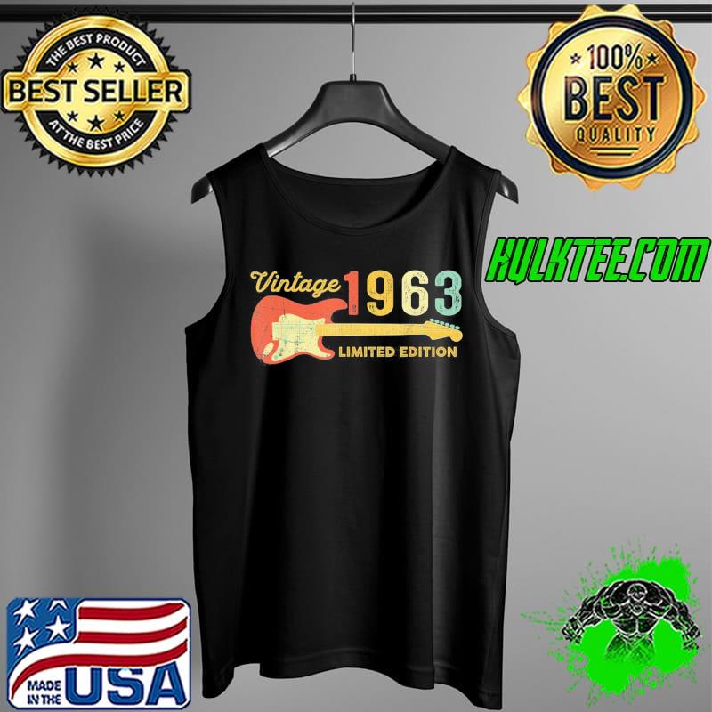 Best Best of 1963 Birthday – Guitar lovers 59th Birthday T-Shirt Tank Top Best Best of 1963 Birthday – Guitar lovers 59th Birthday T-Shirt Tank Top
