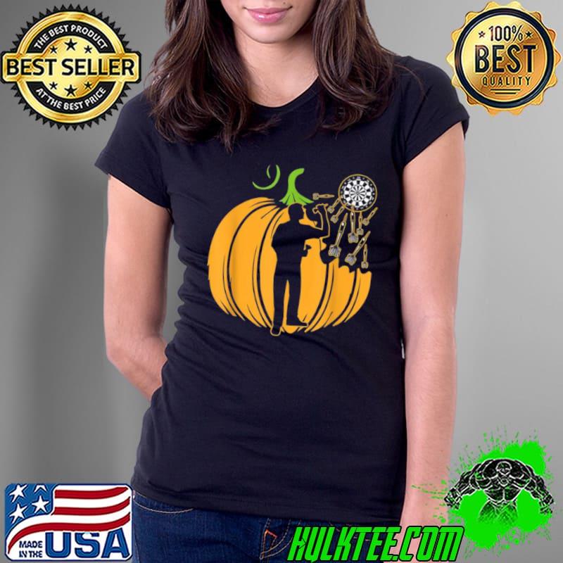 Best Darts Player Pumpkin Veggie Fall Cool Sports Shirt Ladies Tee Best Darts Player Pumpkin Veggie Fall Cool Sports Shirt Ladies Tee