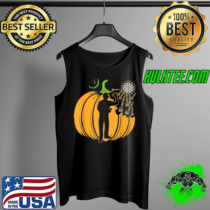 Best Darts Player Pumpkin Veggie Fall Cool Sports Shirt Tank Top Best Darts Player Pumpkin Veggie Fall Cool Sports Shirt Tank Top