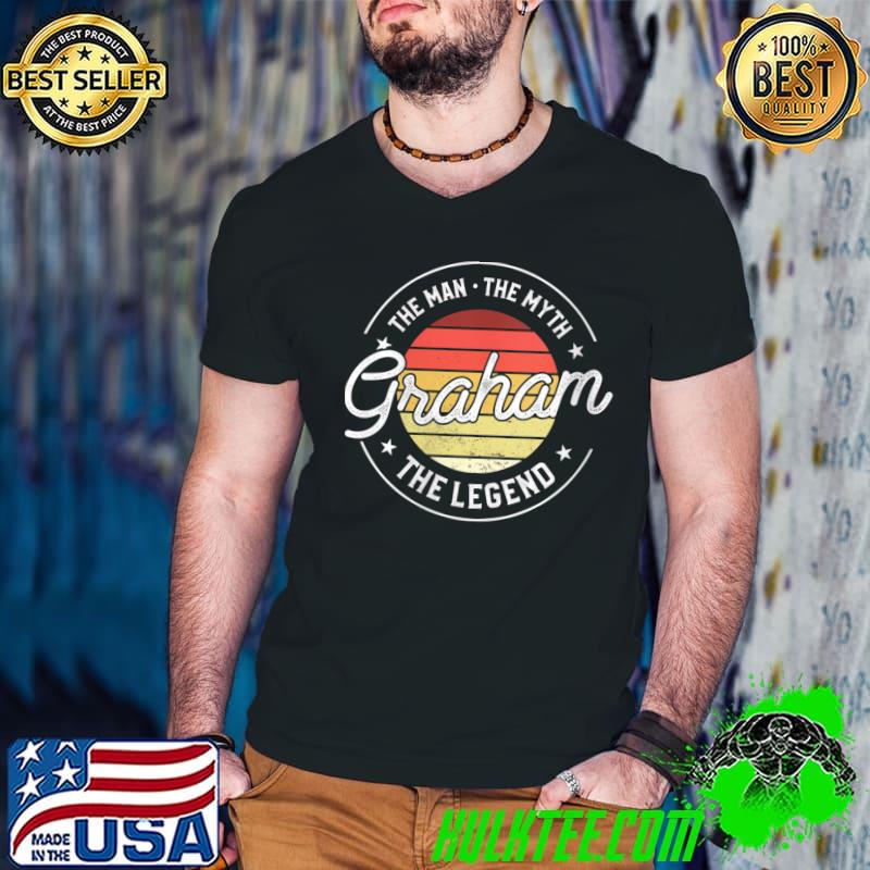 Best Graham The Man The Myth The Legend T- Guys V Neck Best Graham The Man The Myth The Legend T- Guys V Neck