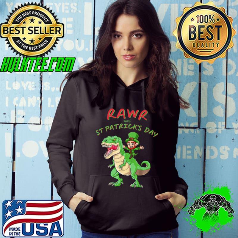 Best RAWR into St Patrick's Day T-Shirt