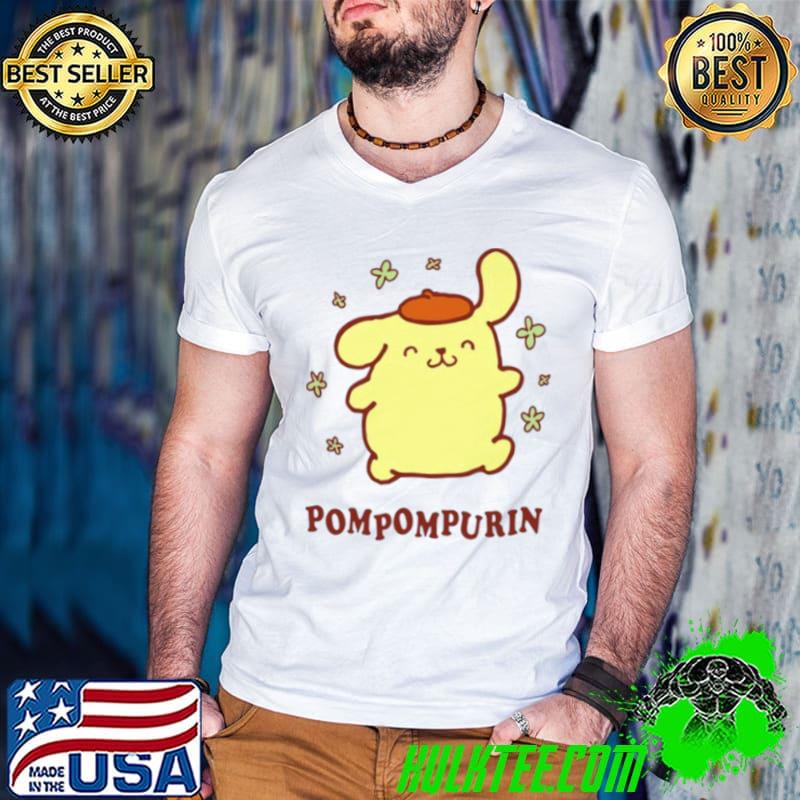 Box Lunch Sanrio Pompompurin Floral Shirt Box Lunch Sanrio Pompompurin Floral Shirt