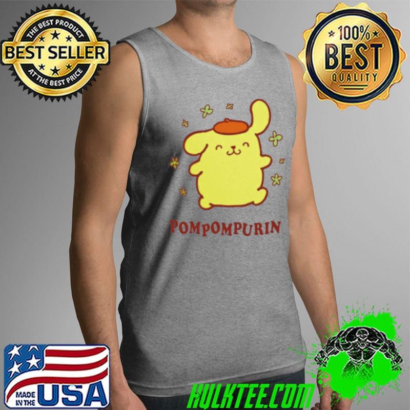 Box Lunch Sanrio Pompompurin Floral Shirt Tank Top Box Lunch Sanrio Pompompurin Floral Shirt Tank Top