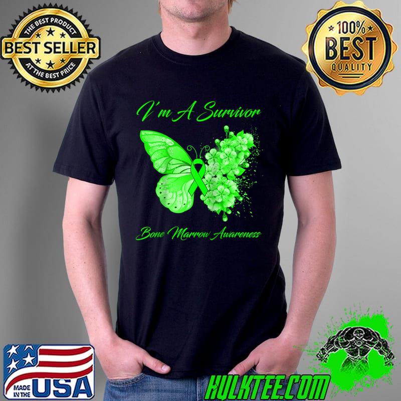 Butterfly I’m A Survivor Bone Marrow Awareness T- Unisex Butterfly I’m A Survivor Bone Marrow Awareness T- Unisex