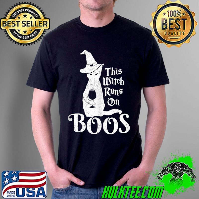 Cat Witch Drinking Wine Halloween For Women Who Love Wine T- Unisex Cat Witch Drinking Wine Halloween For Women Who Love Wine T- Unisex