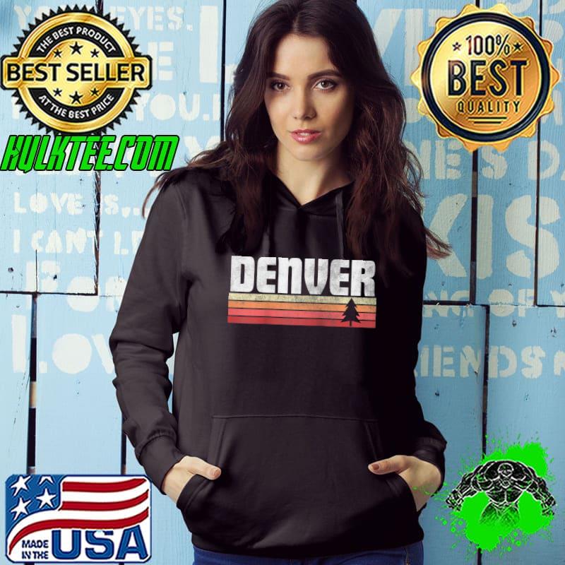 Denver Colorado Shirt Retro Style Vintage T-shirt