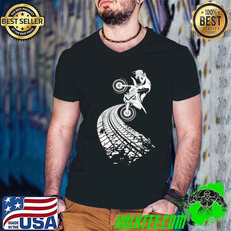 Dirt Bike Motocross Apparel - Dirt Bike Motocross T- Guys V Neck Dirt Bike Motocross Apparel - Dirt Bike Motocross T- Guys V Neck