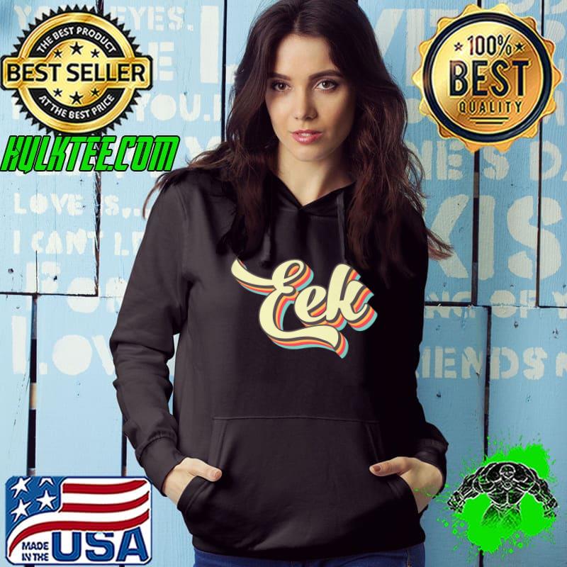 Eek TShirt Retro Art Baseball Font Vintage Premium T-Shirt