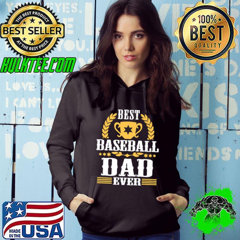 FUN BEST BASEBALL DAD EVER FAN COACH SUPPORTER DADS GIFTS Premium T-Shirt