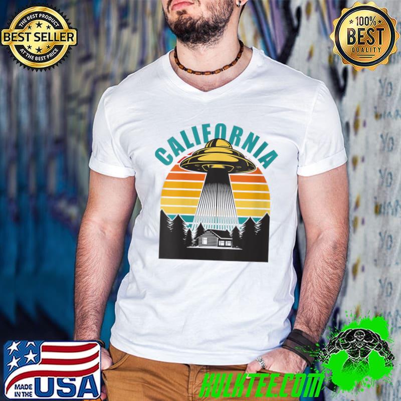 Funny California Vintage UFO T Shirt Funny California Vintage UFO T Shirt