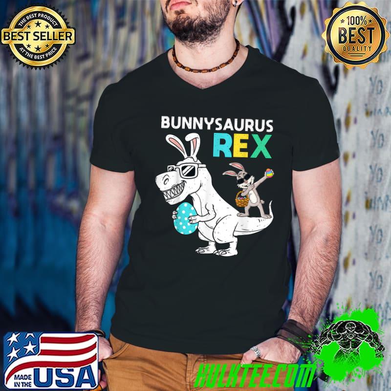 Funny Easter Bunnysaurus T Rex Dino Dabbing Rabbit Boys Girls Kids T-Shirt Guys V Neck Funny Easter Bunnysaurus T Rex Dino Dabbing Rabbit Boys Girls Kids T-Shirt Guys V Neck