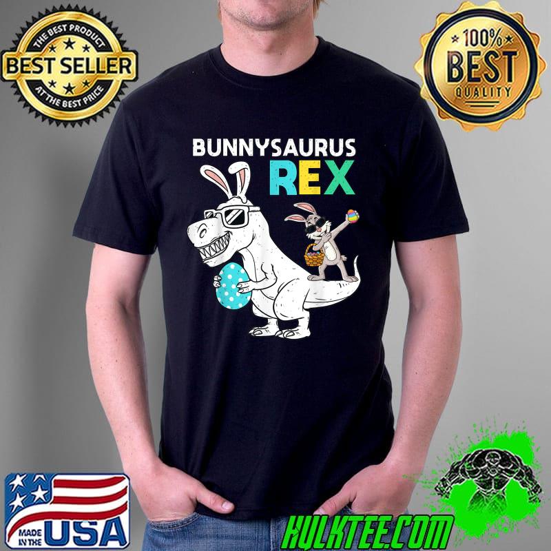 Funny Easter Bunnysaurus T Rex Dino Dabbing Rabbit Boys Girls Kids T-Shirt Unisex Funny Easter Bunnysaurus T Rex Dino Dabbing Rabbit Boys Girls Kids T-Shirt Unisex