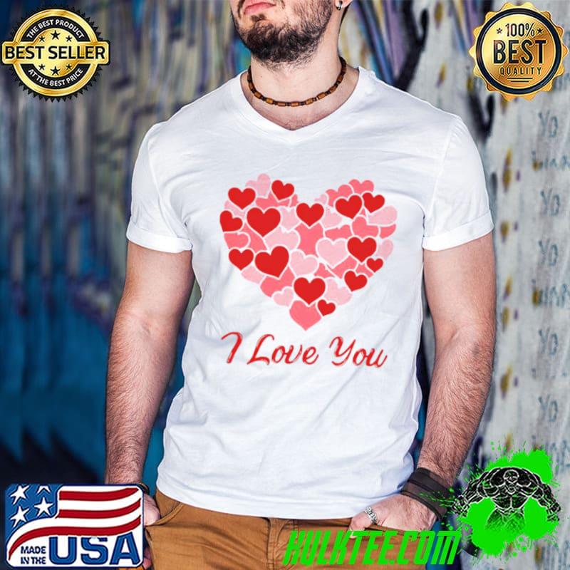 Heart Shape By Hearts Ily Couple Valentine For Husband Romantic Shirt