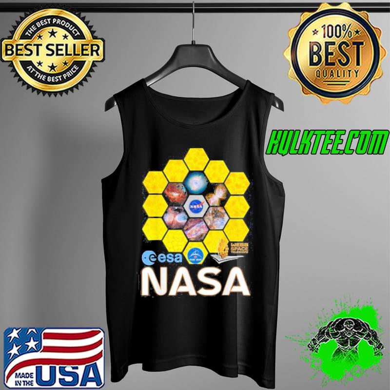 James Webb Space Telescope Official NASA ESA CSA Logos JWST T-Shirt Tank Top James Webb Space Telescope Official NASA ESA CSA Logos JWST T-Shirt Tank Top