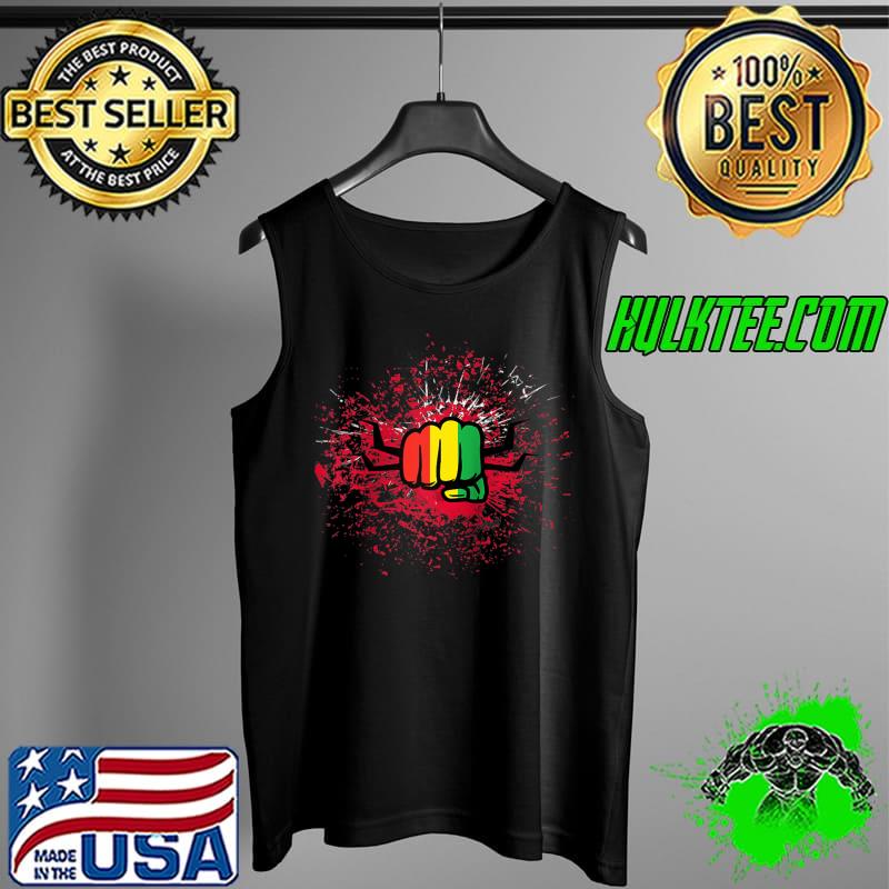 Juneteenth My Ancestors Free Black Pride African Flag Fist T Shirt Tank Top Juneteenth My Ancestors Free Black Pride African Flag Fist T Shirt Tank Top