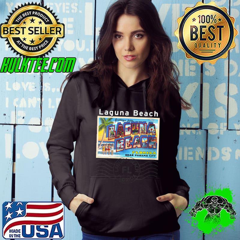 Laguna Beach Florida FL Large Letter Postcard Postmarked T Shirt