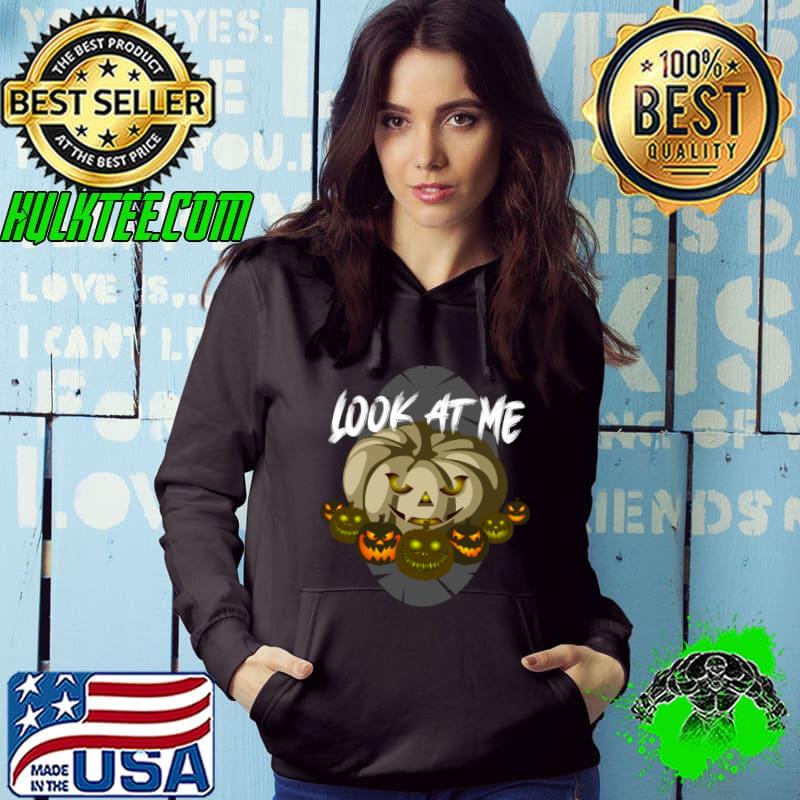 Look At Me Scary Evil Pumpkin Celebrate Halloween T Shirt
