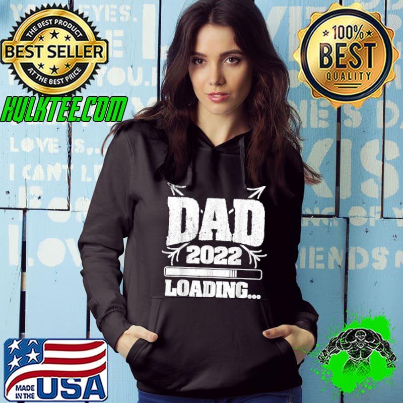 Mens Dad 2022 Loading Pregnancy Father's Day Gift T-Shirt
