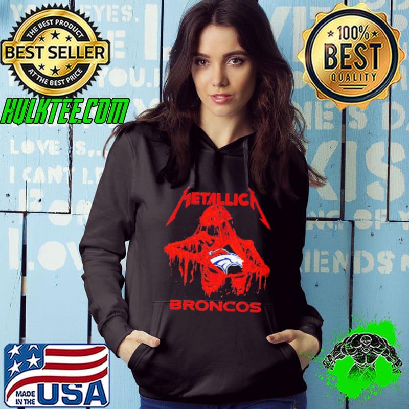 Metallica denver broncos shirt