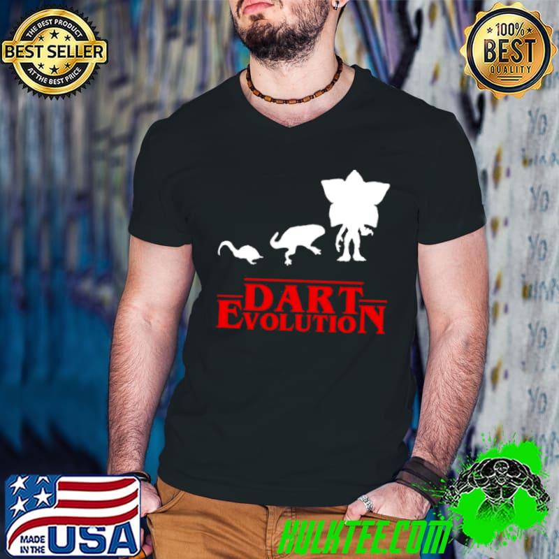 Nice Dart Evolution Stranger Dustin Tv Show Shirt