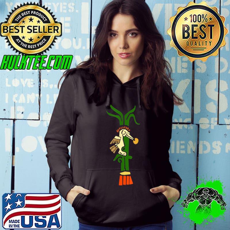 Nice Funny Bird Plant Aztec Design for Gardening Lovers Women Men T-Shirt