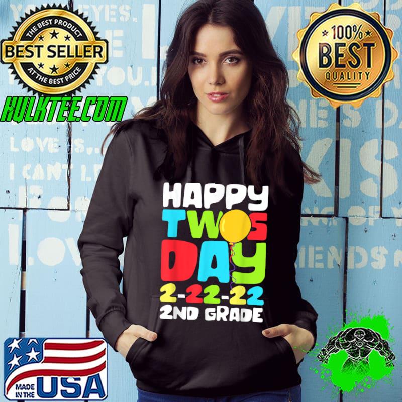 Official Happy Twosday 2nd Grade 2-22-22 22nd February 2022 School T-Shirt Official Happy Twosday 2nd Grade 2-22-22 22nd February 2022 School T-Shirt