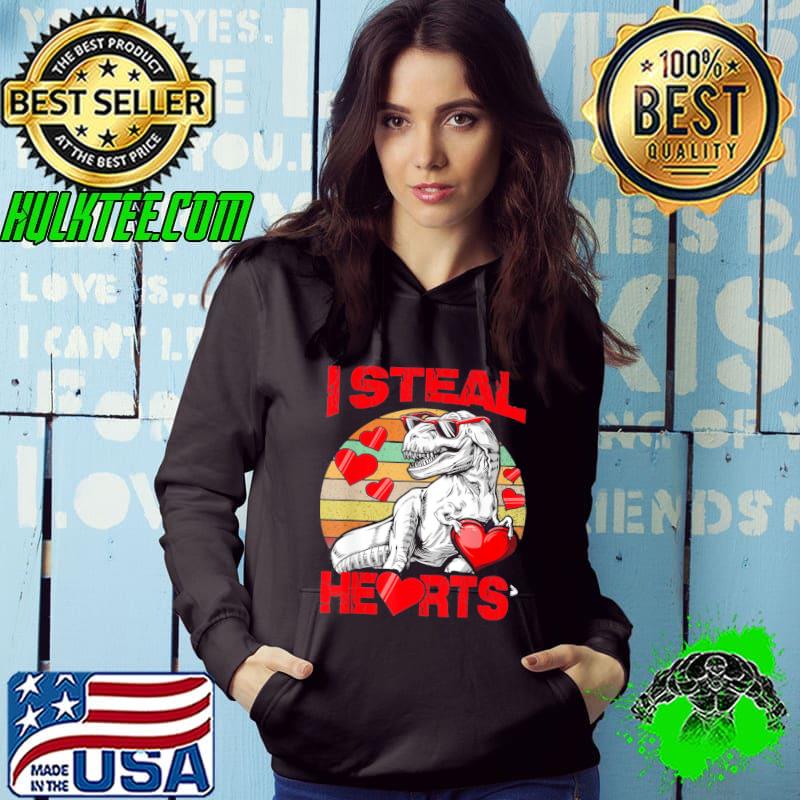 Original I Steal Hearts Trex Dino Baby Boy Valentines Day Toddler T-Shirt Hoodie Original I Steal Hearts Trex Dino Baby Boy Valentines Day Toddler T-Shirt Hoodie