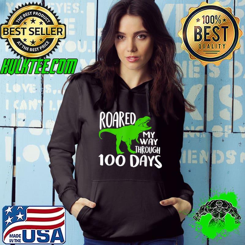 Original T-Rex 100th Day of School Teachers Child Youth Happy Funny T-Shirt