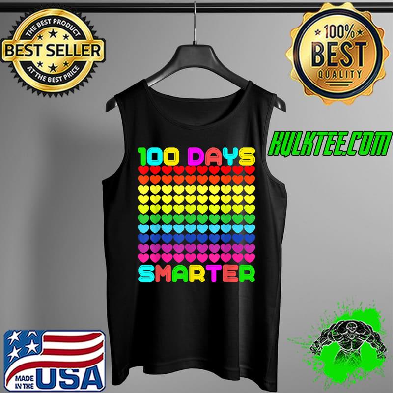 Premium 100 Days Of School Heart Love Teacher Student Boy Girl Gift T-Shirt Tank Top Premium 100 Days Of School Heart Love Teacher Student Boy Girl Gift T-Shirt Tank Top