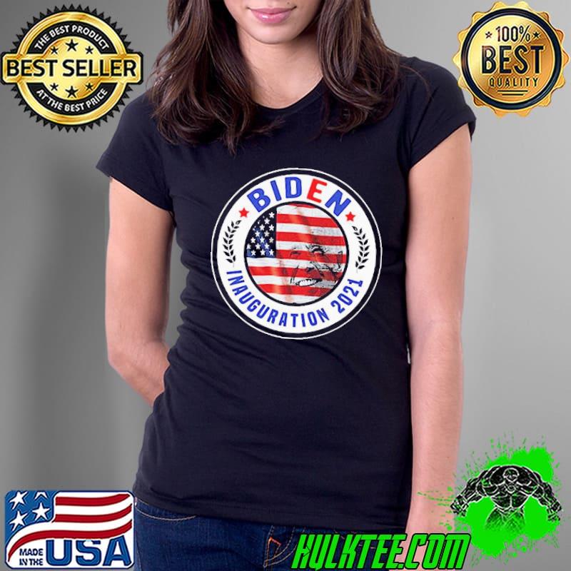 Premium Good Joe Biden inauguration day 2021 American flag Ladies Tee Premium Good Joe Biden inauguration day 2021 American flag Ladies Tee