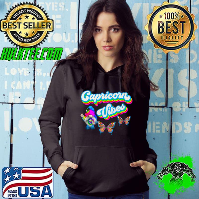 Retro Hippie Capricorn Vibes Gnome Premium T-Shirt Retro Hippie Capricorn Vibes Gnome Premium T-Shirt