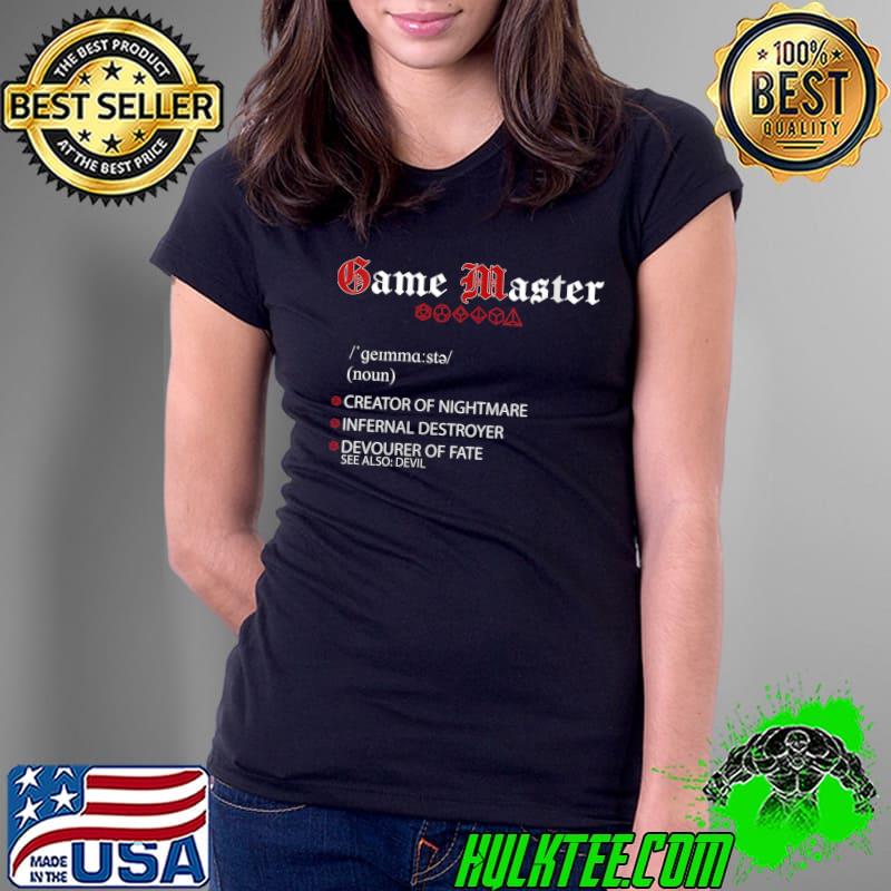 RPG Role Play Dice Pen & Paper Gamemaster T Shirt Ladies Tee RPG Role Play Dice Pen & Paper Gamemaster T Shirt Ladies Tee