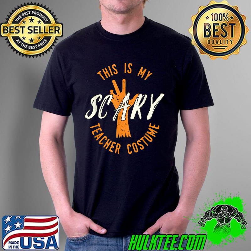 Scary Teacher Celebrate Halloween T-Shirt Unisex Scary Teacher Celebrate Halloween T-Shirt Unisex