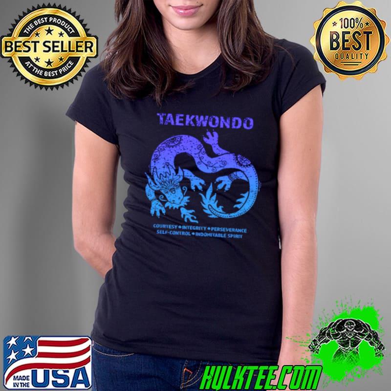 Taekwondo Courtesy Integrity Perseverance Shirt Ladies Tee Taekwondo Courtesy Integrity Perseverance Shirt Ladies Tee