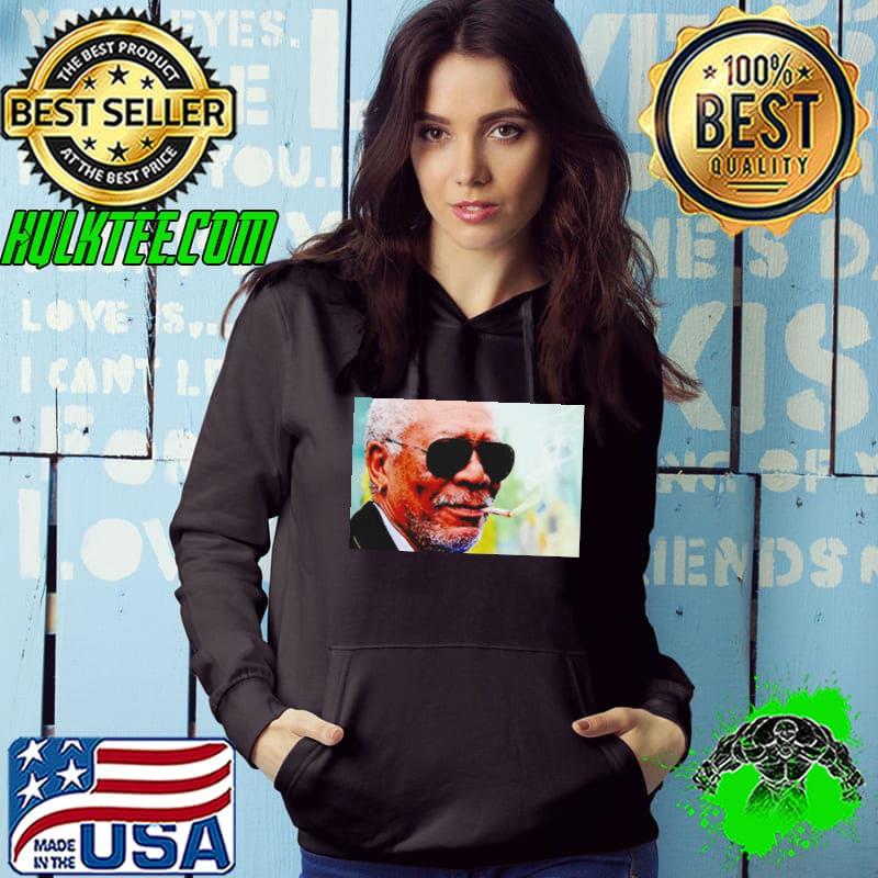 The Narrator Morgan freeman smoking weed shirt