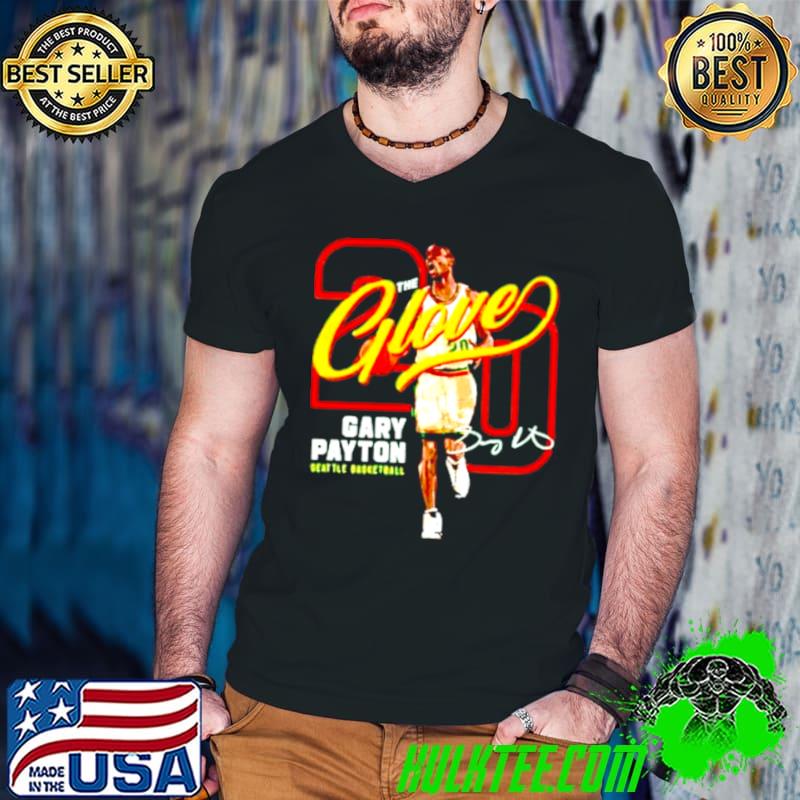 Top 20 Gary Payton The Glove Seattle Basketball Signature Shirt