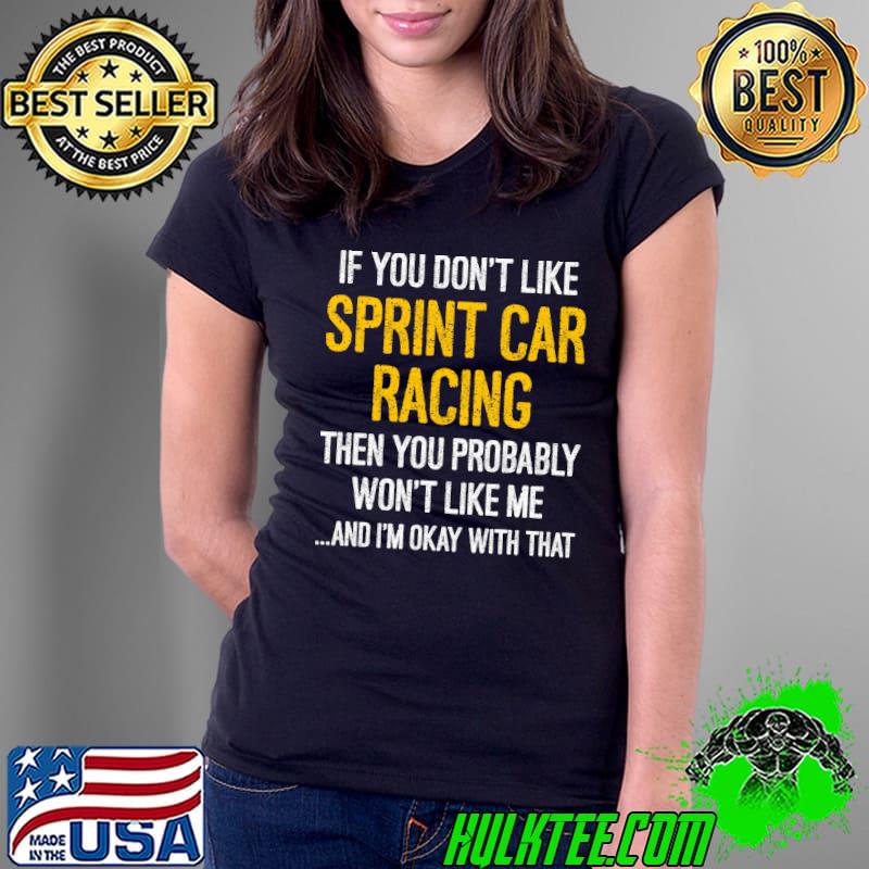 Top Sprint Car Racing Race Track Racer T- Ladies Tee Top Sprint Car Racing Race Track Racer T- Ladies Tee