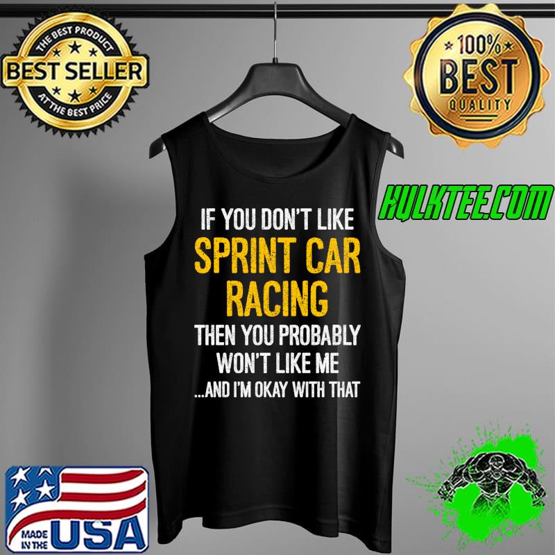 Top Sprint Car Racing Race Track Racer T- Tank Top Top Sprint Car Racing Race Track Racer T- Tank Top