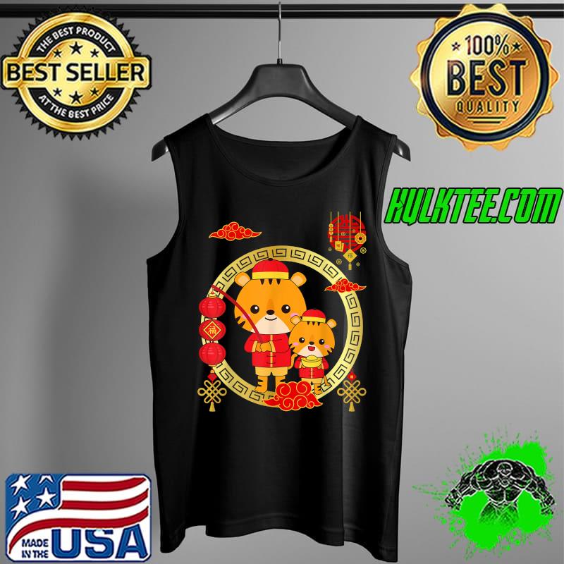 Top Year Of The Tiger Chinese New Year 2022 Kids Toddlers Family T-Shirt Tank Top Top Year Of The Tiger Chinese New Year 2022 Kids Toddlers Family T-Shirt Tank Top