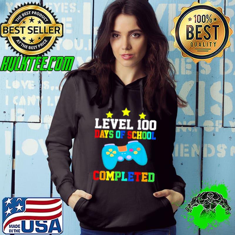 Video Gamer Student 100th Day Teacher 100 Days of School shirt
