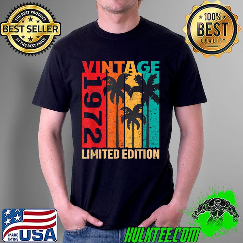 Vintage 50 Birthday Men 1972 BDay 50th Birthday 50 Year Old T-Shirt Unisex Vintage 50 Birthday Men 1972 BDay 50th Birthday 50 Year Old T-Shirt Unisex