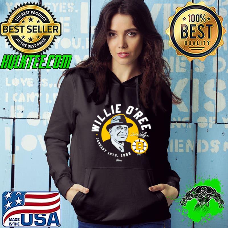 Willie O’Ree Boston Bruins number retirement shirt